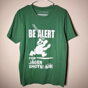 Obvious Shirts Chicago Cubs CLUB 400 exclusive beware of jager shots t shirt L